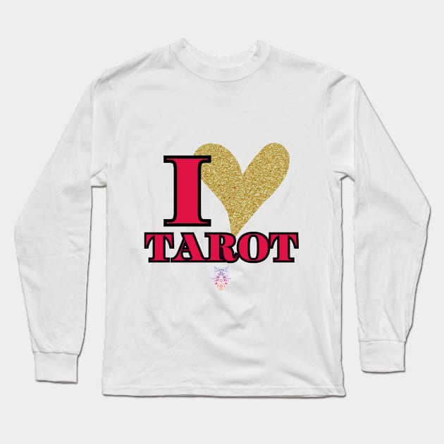 I LOVE TAROT Long Sleeve T-Shirt by Naturally Divine Goddess Tarot